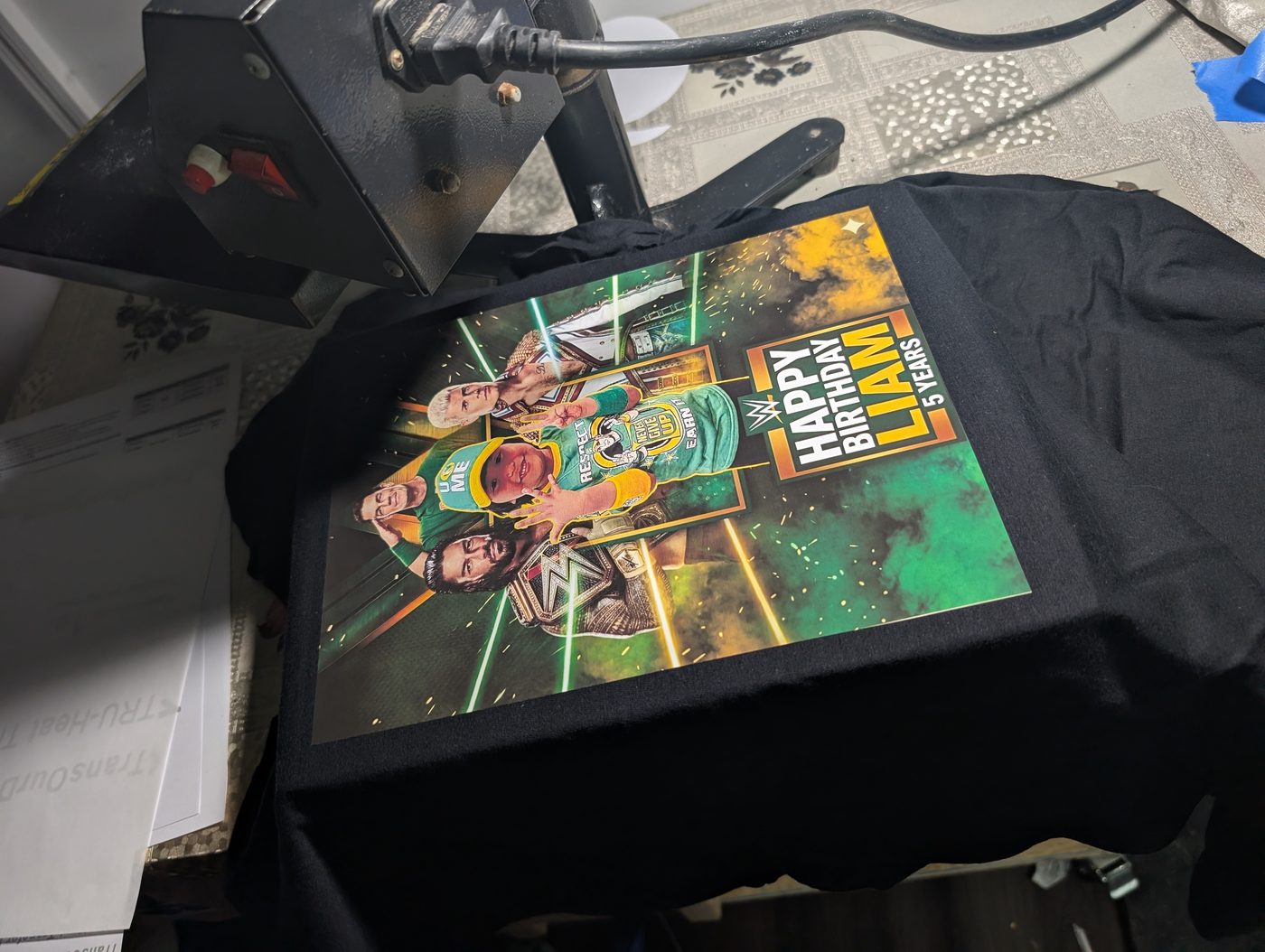 Printed custom t-shirt