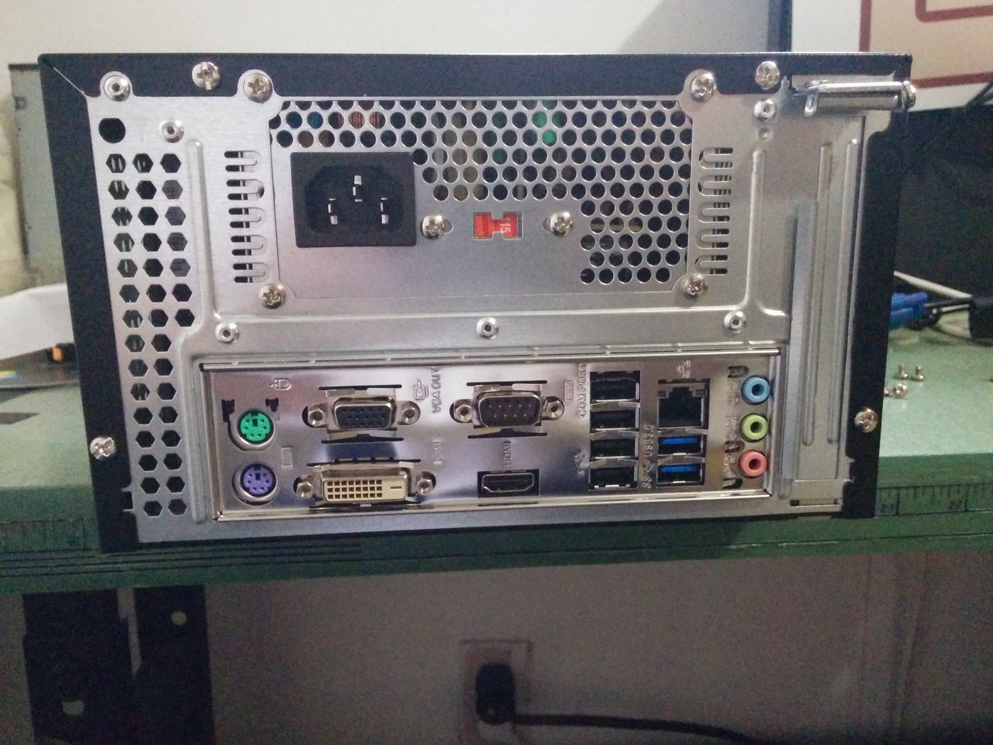 Custom PC build internals